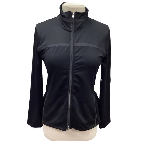 Inphorm Black Zip Athletic Jacket S - Picture 1 of 9